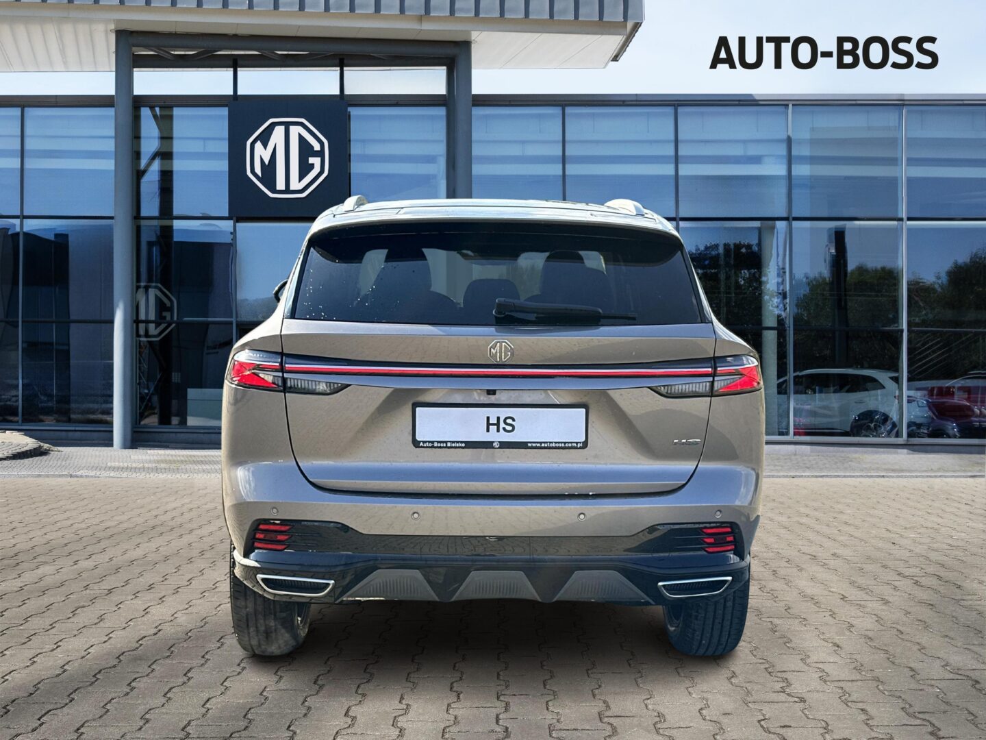 
								Nowy MG HS Hybrid+ Exclusive Brown 1.5T HEV 224KM Srebrny full									