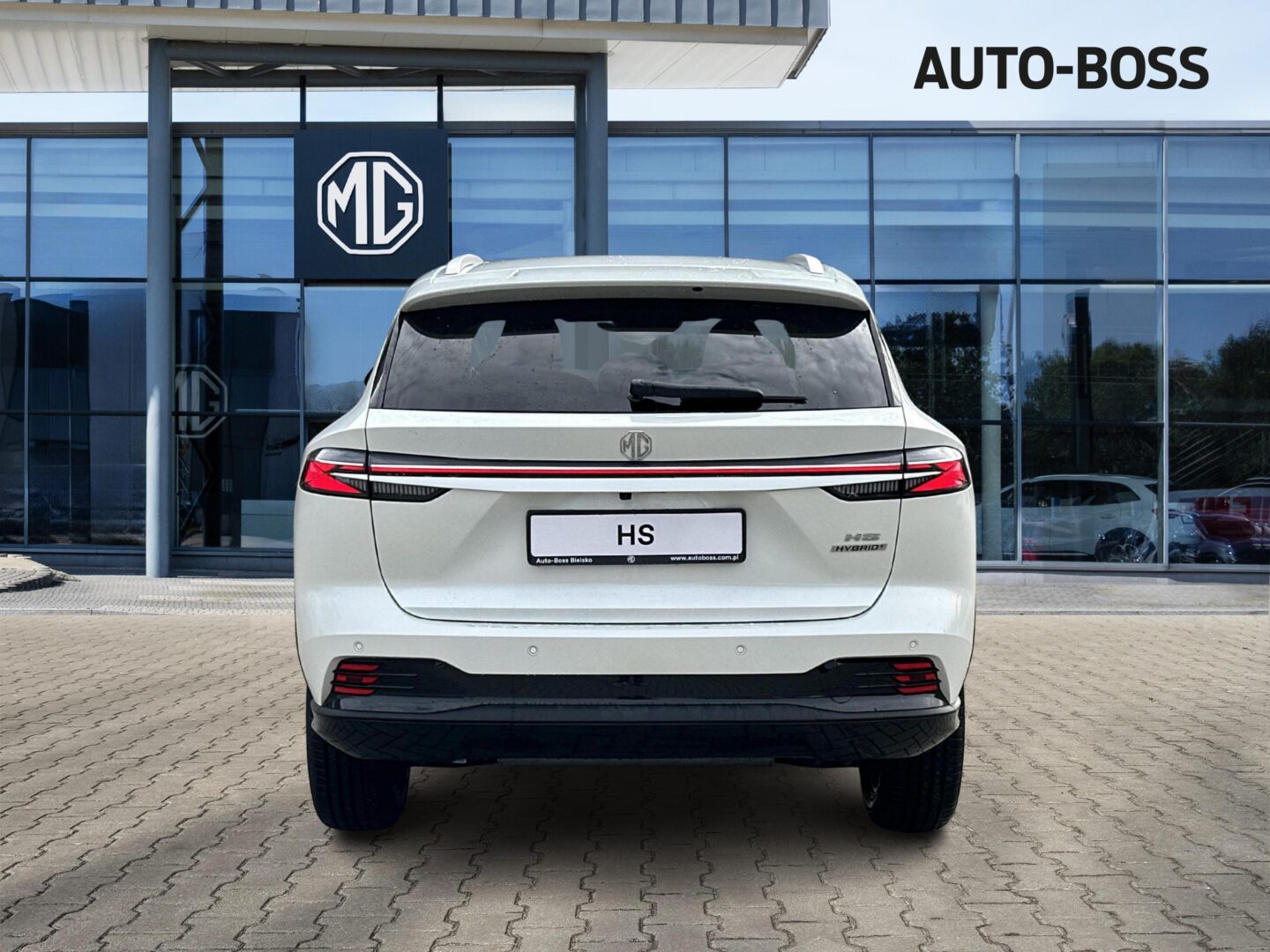 
								Nowy MG HS Hybrid+ Exclusive Brown 1.5T HEV 224KM Biały full									