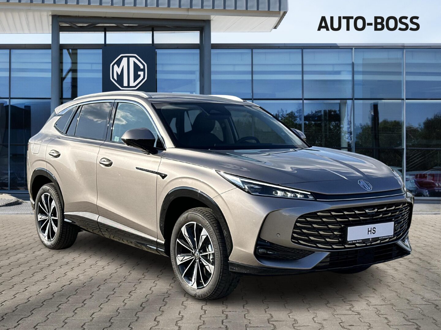 
								Nowy MG HS Hybrid+ Exclusive Brown 1.5T HEV 224KM Srebrny full									